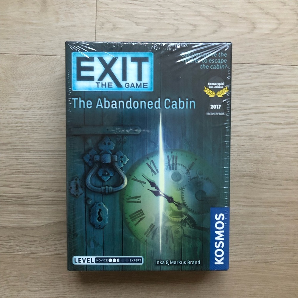 EXIT: The Game The Abandoned Cabin by Thames & Kosmos Escape Room New